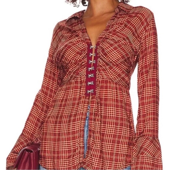 NWT Catalina Remade shirt by We The Free from Free People in size Small - Picture 2 of 11